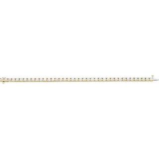 14K Yellow 9 CTW Lab-Grown Diamond Line 7 1/4" Bracelet