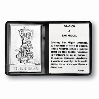 St Michael Plaque In Folder 10-Pack