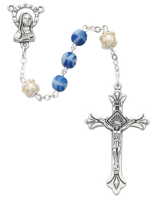 6MM Blue September Rosary