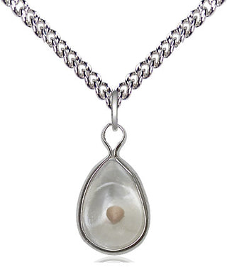 Sterling Silver Mustard Seed Medal Religious Jewelry