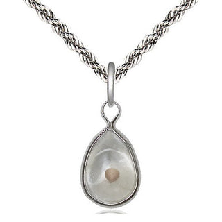 Sterling Silver Mustard Seed Medal Religious Jewelry
