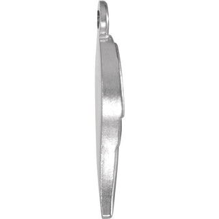 14K White Posh Mommy Angel Wing Dangle