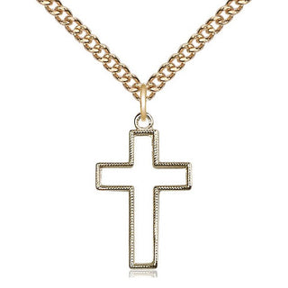 14kt Gold Filled Cross Medal Religious Jewelry