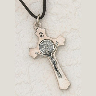 2" St Benedict Cross with Silver design