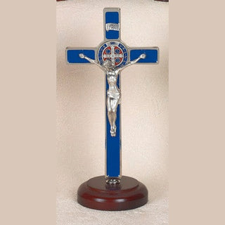8 inch Blue Enamel with Blue Enamel Pendant