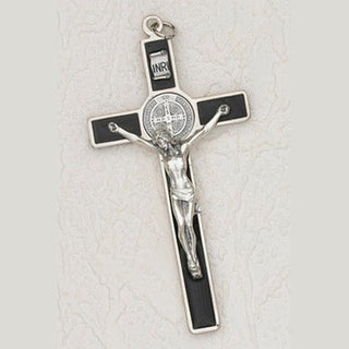 4.5 Inch Black Saint Benedict Hanging Wall Cross