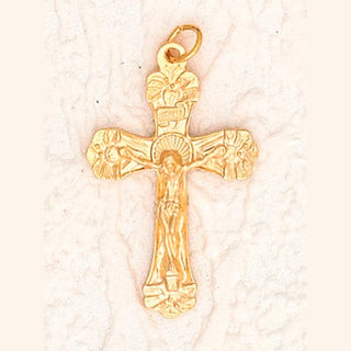25-Pack - Trinity Crucifix Gold - 1-1/2 inch