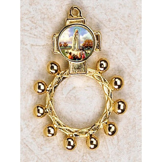 25-Pack - Lady of Fatima Gold Finger Rosary