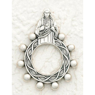 25-Pack - Sacred Heart of Jesus Silhouette Finger Rosary