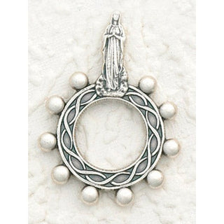 12-Pack - Lady of Lourdes Silhouette Finger Rosary