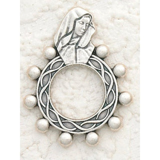 12-Pack - Lady of Sorrows Silhouette Finger Rosary