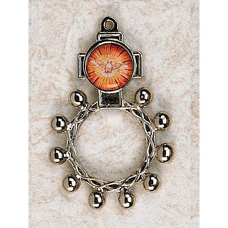 Bulk Holy Spirit Finger Rosary. Silver Tone