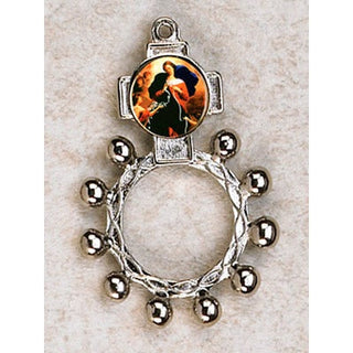 Bulk Lady of the Knots Finger Rosary. Silver Tone