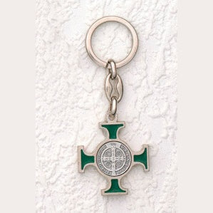 6-Pack - 1-1/2 Inch St Benedict King Ring Green Enamel