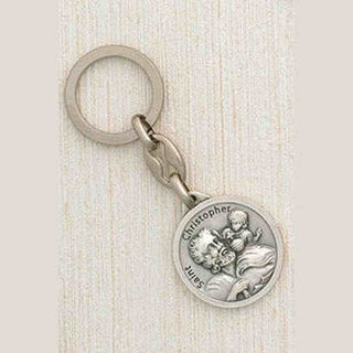 6-Pack - Saint Christopher Key Ring