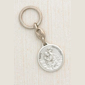 6-Pack - Saint Christopher Key Ring