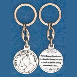 6-Pack - Keychain- One Day at a Time