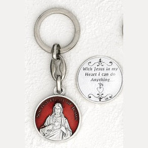 6-Pack - Sacred Heart Enamel Keyring