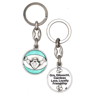 6-pack - Claddagh Enamel Keyring