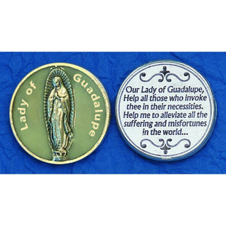 Bulk Lady of Guadalupe Glow in the Dark Tokens
