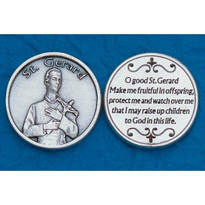 25-Pack - Religious Coin Token - St Gerard with Prayer