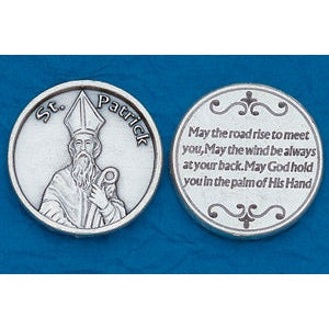 25-Pack - Religious Coin Token - St Patrick with Prayer