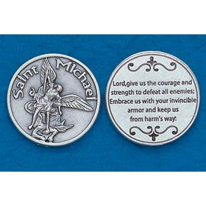 25-Pack - Religious Coin Token - St Michael for Servicemen