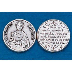 25-Pack - Religious Coin Token - St Thomas Aquinas