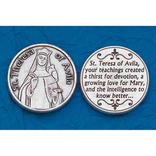 25-Pack - Religious Coin Token - St Teresa of Avila