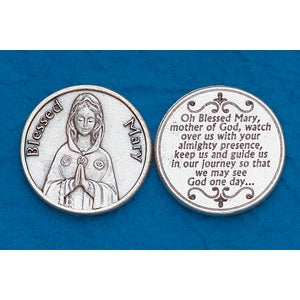 25-Pack - Religious Coin Token - Blessed Mary