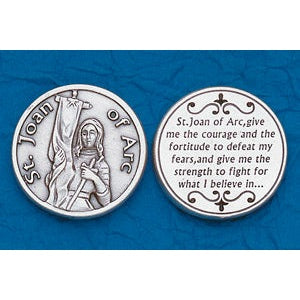 25-Pack - Religious Coin Token - St Joan of Arc