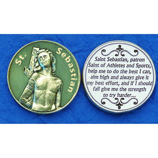 Bulk Saint Sebastian Glow in the Dark Tokens