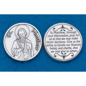 25-Pack - Religious Coin Token - St Matthew