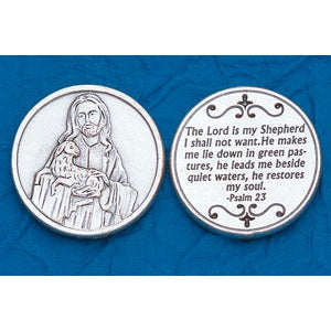 25-Pack - Religious Coin Token - The Lord is my Shepherd