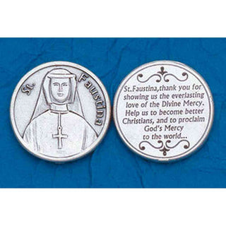 25-Pack - Religious Coin Token - St Faustina-