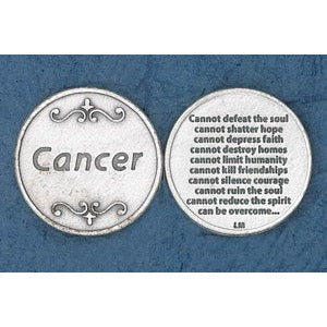 25-Pack - Religious Coin Token - Cancer