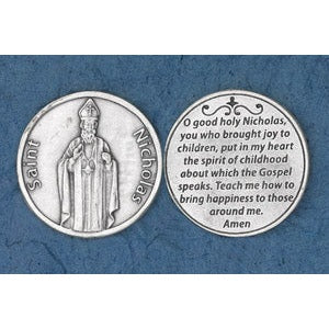 25-Pack - Religious Coin Token - Saint Nicholas