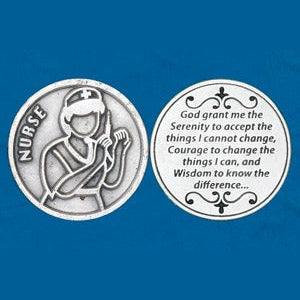 25-Pack - Religious Coin Token - Nurse's Serenity Prayer