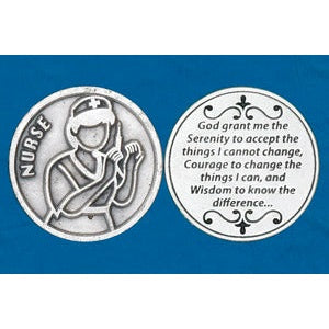 Religious Coin Token - Nurse's Serenity Prayer