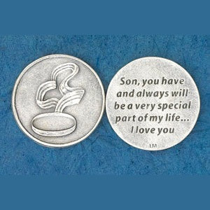 25-Pack - Religious Coin Token - Son, you have and always will be