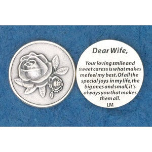 25-Pack - Religious Coin Token - Dear Wife