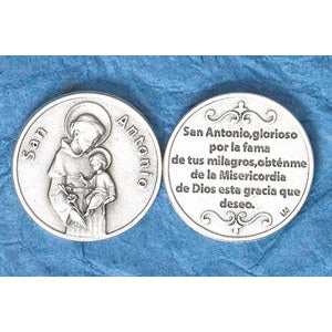 25-Pack - Silver Plated Token - Spanish San Antonio