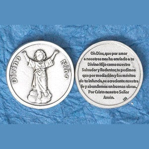 25-Pack - Silver Plated Token - Spanish Divino Nino