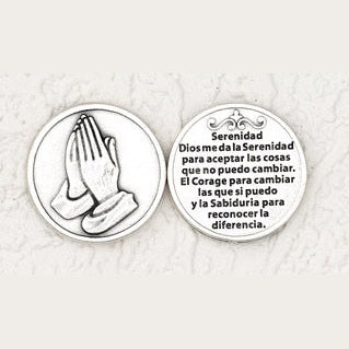 25-Pack - Silver Plated Token - Spanish La Serenidad