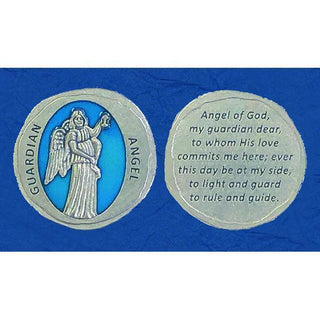Forged in Stone Enamel Token with Guardian Angel 25-pack