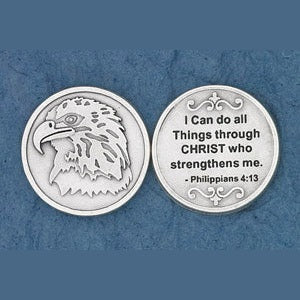 25-Pack - Philippians 4:13 - Silver Plated