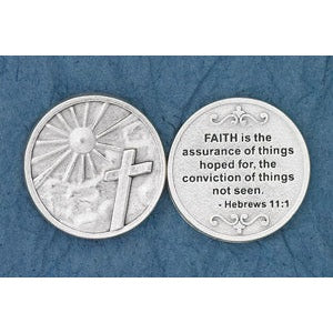 25-Pack - Faith is the assurance of things' (Hebrews 11:1) - Silver Plated