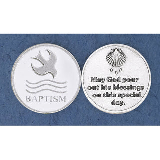Bulk Enameled Token - Baptism