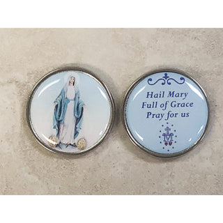 Bulk Miraculous Medal Epoxy Pocket Tokens