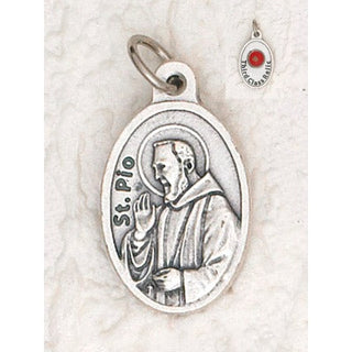 25-Pack - Padre Pio Pendant with Third Class Relic on back